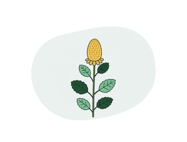 A flor amarela do jambu, com o formigamento saindo dela